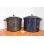 (2) Enamel Canners