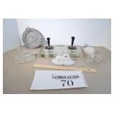 Glass Pen Stand, Candy Container, & Ash Tray