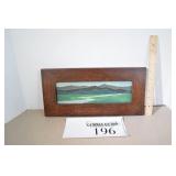 Framed Motawi Tile Works Mountin Range