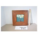 Framed Motawi Tile Works Flower