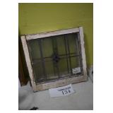 (2) Leaded Glass Windows