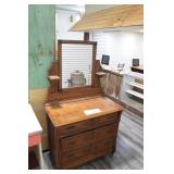 Antique Mirrored Dresser