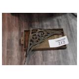 Shelf Brackets & Cast Aluminum Pan