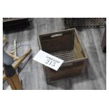 Wooden Milk Crate