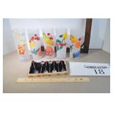 Frosted MCM Glasses & Stirs