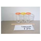 (3) Fiesta Drinking Glasses