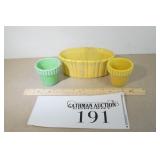 Ackro Agate Slag Glass Bowl & Planters