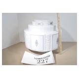 Large Art Deco Glass Light Shade