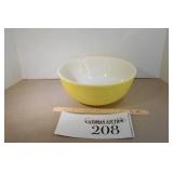 Large Yellow Pyrex Bowl