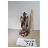 Brown & Blue Drip Glaze Lamp