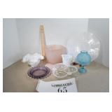 Colored Glassware Items