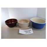 (3) Bowls