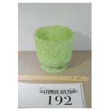 Fenton Uranium Glass Vase