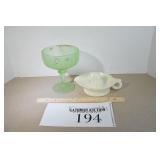 Uranium Glass Glass & Juicer