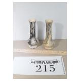 Small Ozark Roadside Pottery Vases