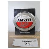 Plastic Amstel Beer Sign
