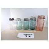 Colored Canning Jars