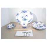 Oriential Birds Dishes