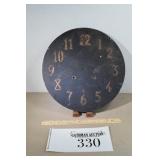 Wood & Copper Clock Face
