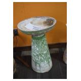 Ozark Roadside Pottery Bird Bath