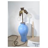 Blue Vase Lamp