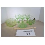 Uranium Glass Pieces