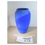 Blue Ozark Roadside Pottery Vase