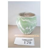 Green Ozark Roadside Pottery Vase