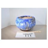 Blue Ozark Roadside Pottery Planter