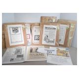 Cigarette Cut out Ads