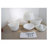 White Mixing Bowls