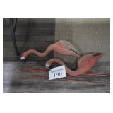 Concrete Flamingos