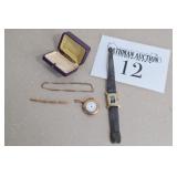 Ladies Pocket Watch & Elgin Watch