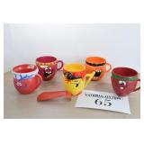 Plastic Fruit Character Cups