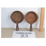 Mini Cast Iron Niferex Adv. Ashtrays