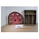 Golf Game & Wooden Box
