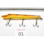 9-1/2" Wood Musky Fishing Lure