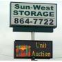 Sun West Storage Auction 
