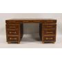 Maitland Smith Basket Weave Bamboo Desk.