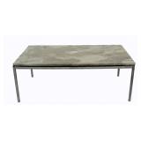 Florence Knoll Marble Top Coffee Cocktail Table.