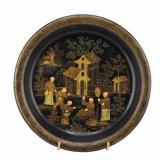 Japanese Lacquer and Gilt Decorated Dish.