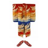 Japanese Wedding Kimono and Geta Sandals with