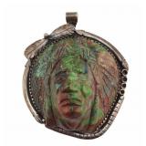 JEWELRY. Southwest Sterling and Carved Hardstone