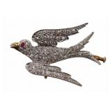 JEWELRY. Antique Platinum Topped Gold, Diamond and