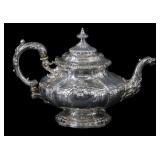 STERLING. Gorham Sterling Figural Teapot.