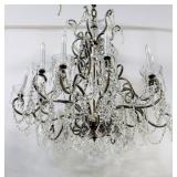 Vintage, Large & Impressive Beaded Chandelier.
