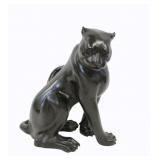 Large & Impressive Bronze Sculpture Of A Panther.