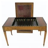 Antique English Mahogany Game Table.