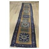 Vintage And Finely Hank Knotted Kazak Style