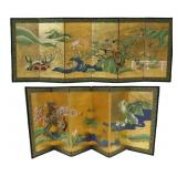 Ex-Gregg Baker Pr of Japanese Meiji Period Screens
